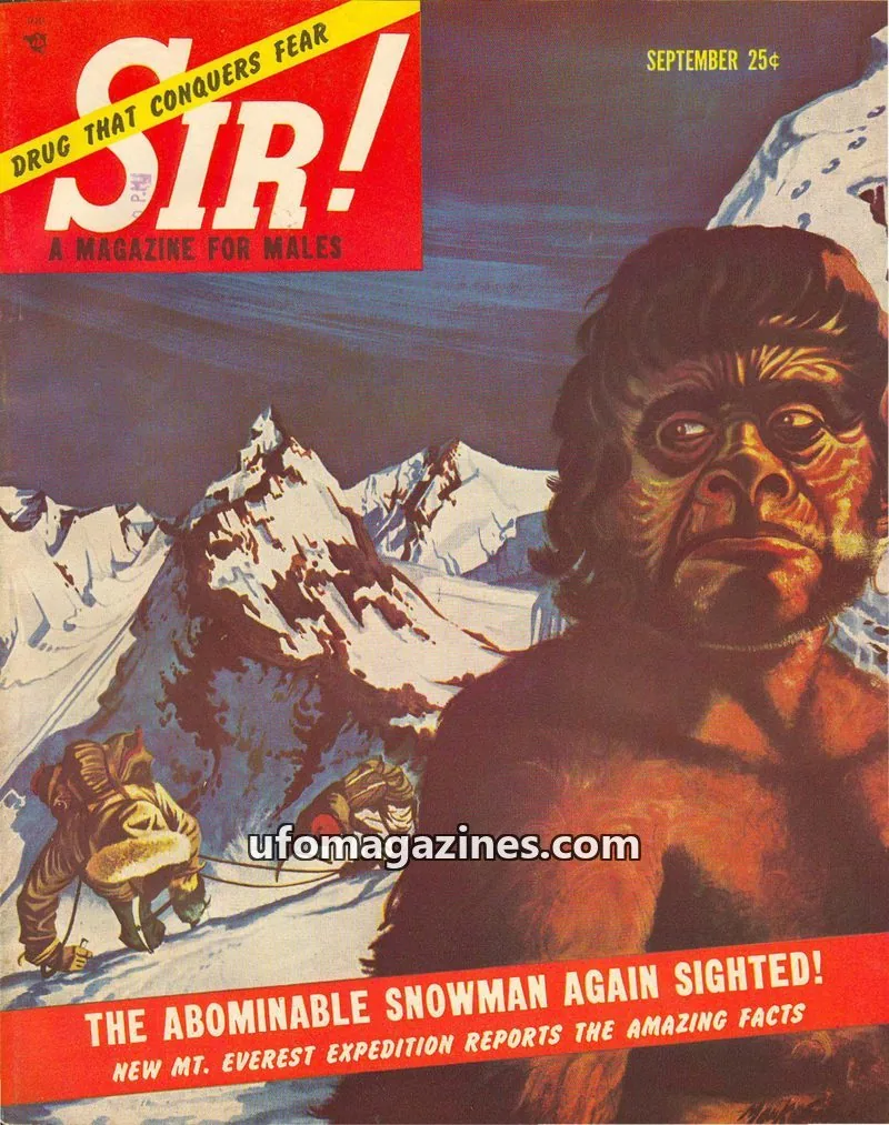 Cover of Sir issue September: SIR!