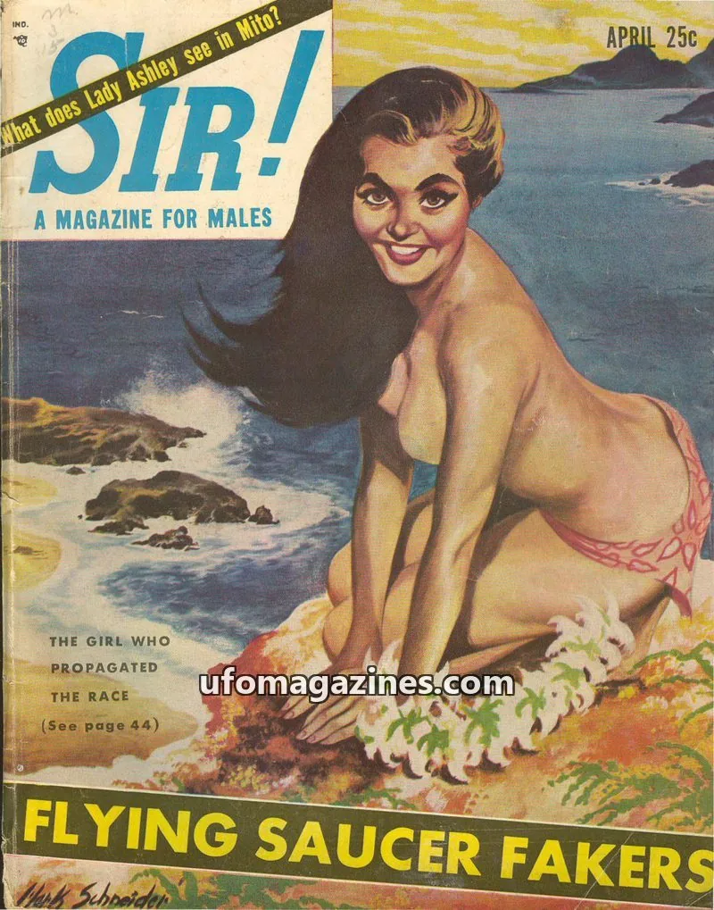 Cover of Sir issue APRIL: SIR!