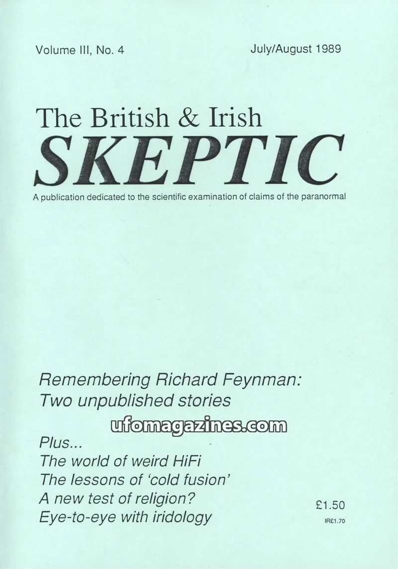 Cover of Skeptic issue No. 4: The British & Irish SKEPTIC