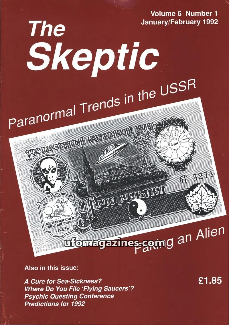 Cover of Skeptic issue Number 1: The Skeptic