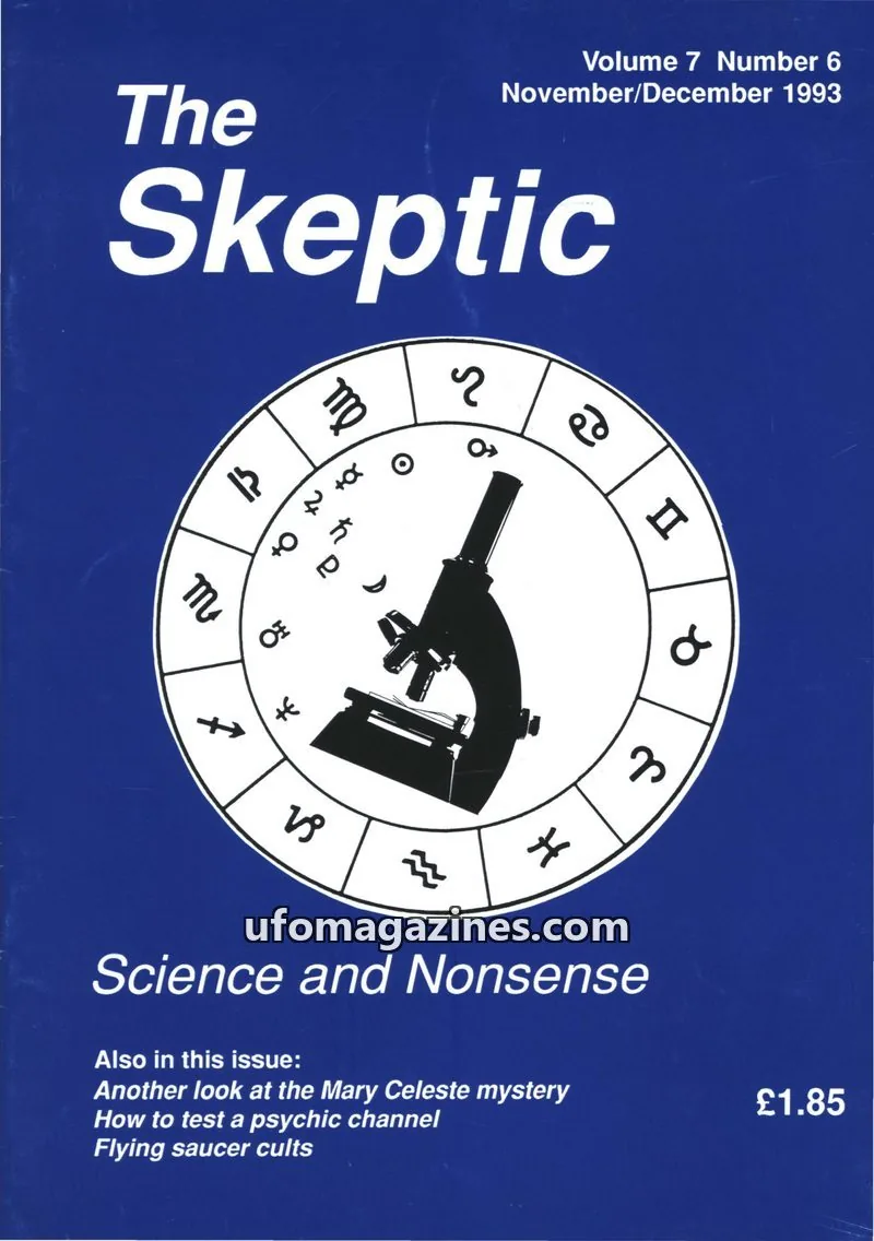Cover of Skeptic issue Volume 7 Number 6: The Skeptic