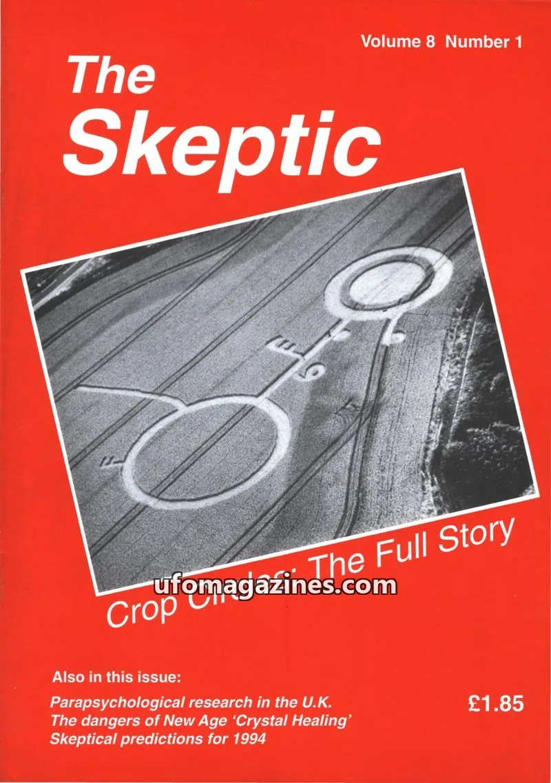 Cover of Skeptic issue Number 1: The Skeptic