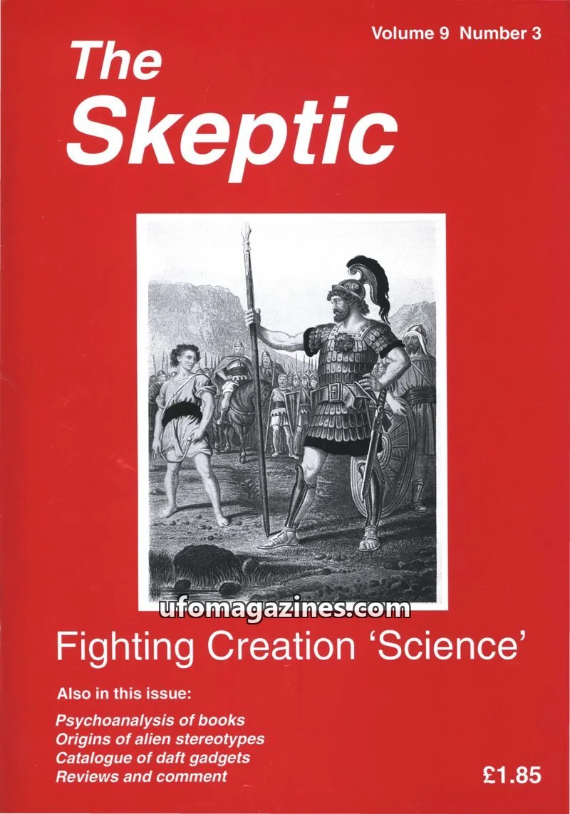 Cover of Skeptic issue Number 3: The Skeptic