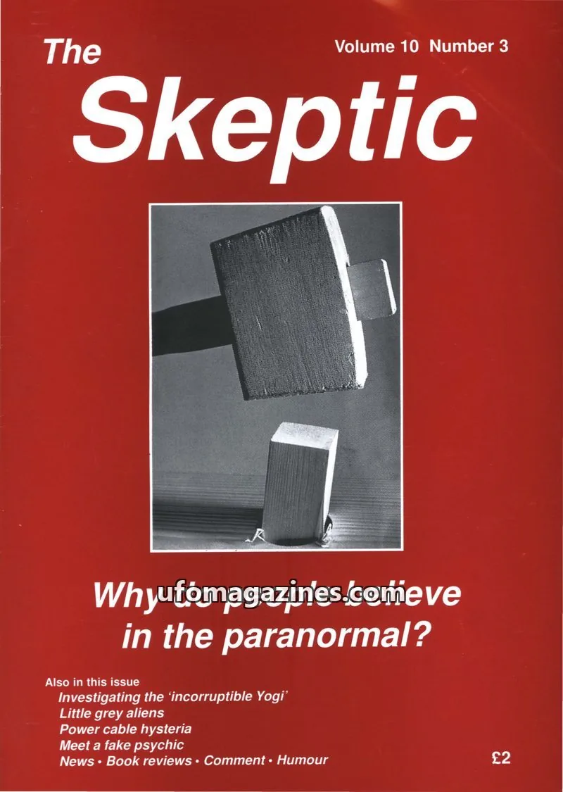 Cover of Skeptic issue Number 3: The Skeptic