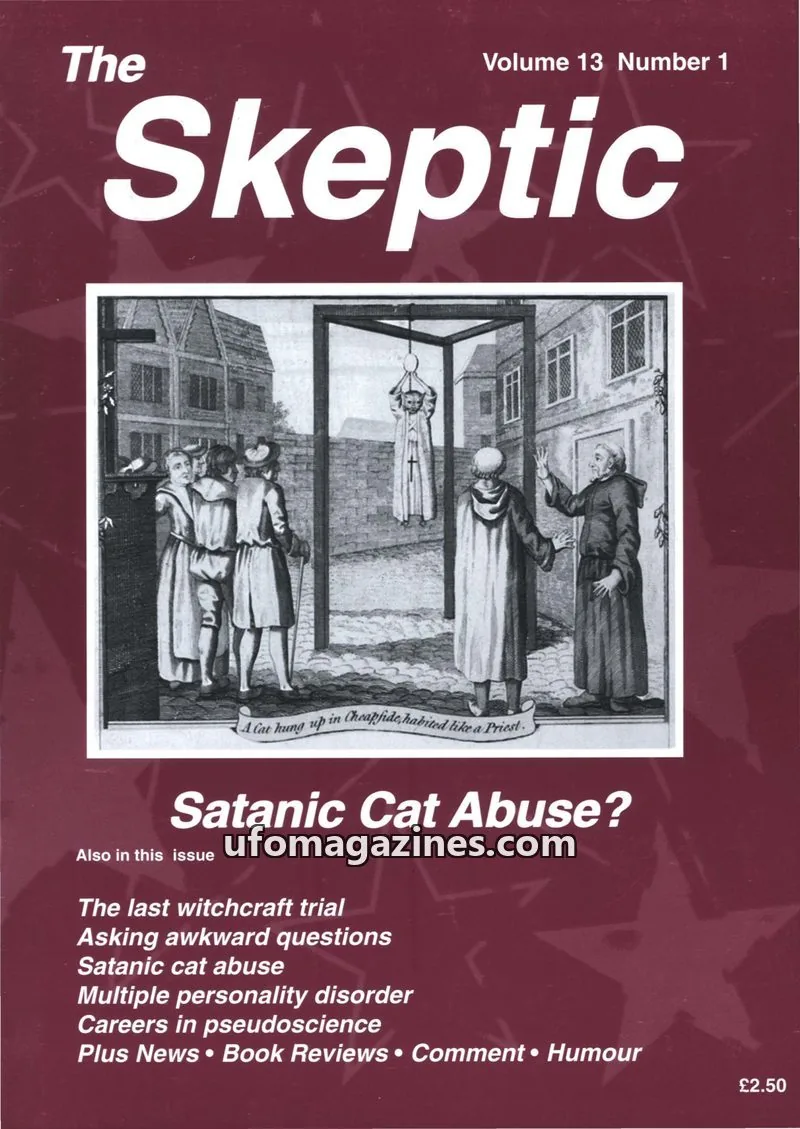 Cover of Skeptic issue 1: The Skeptic
