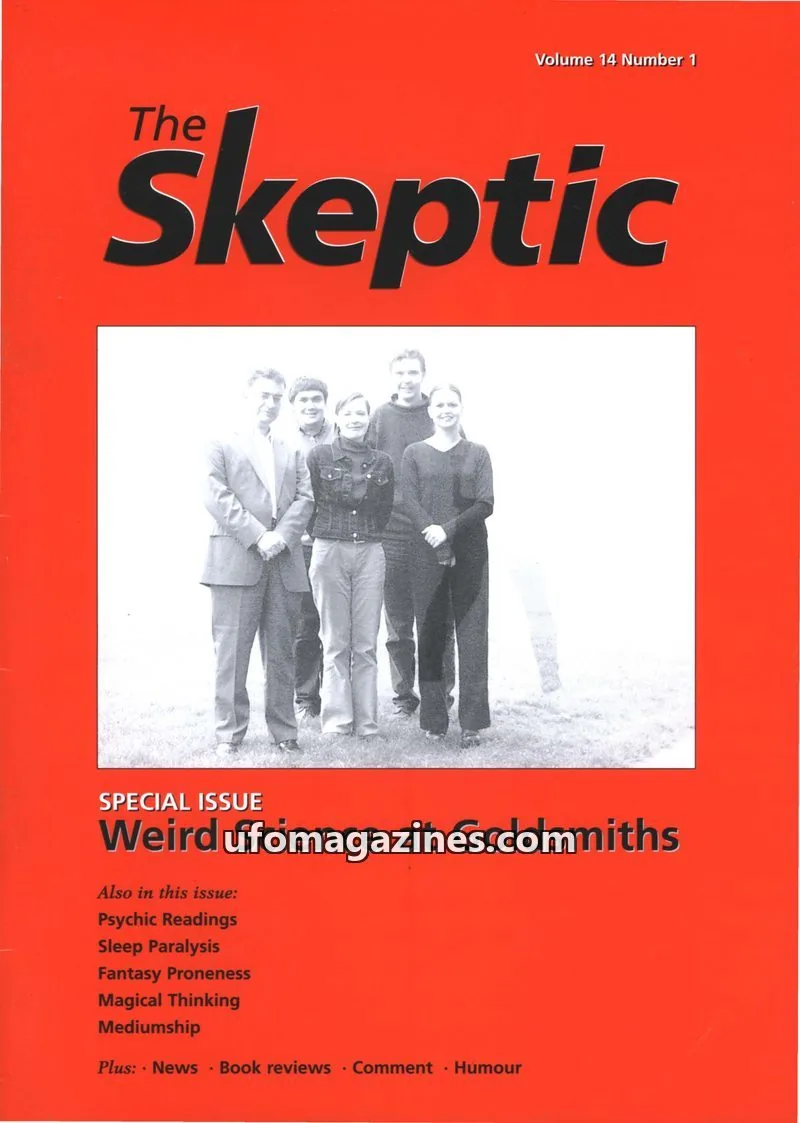 Cover of Skeptic issue 1: The Skeptic