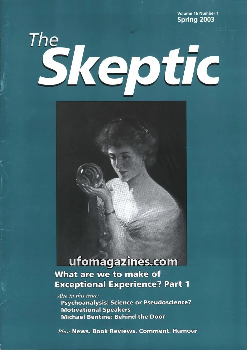 Cover of Skeptic issue 1: The Skeptic