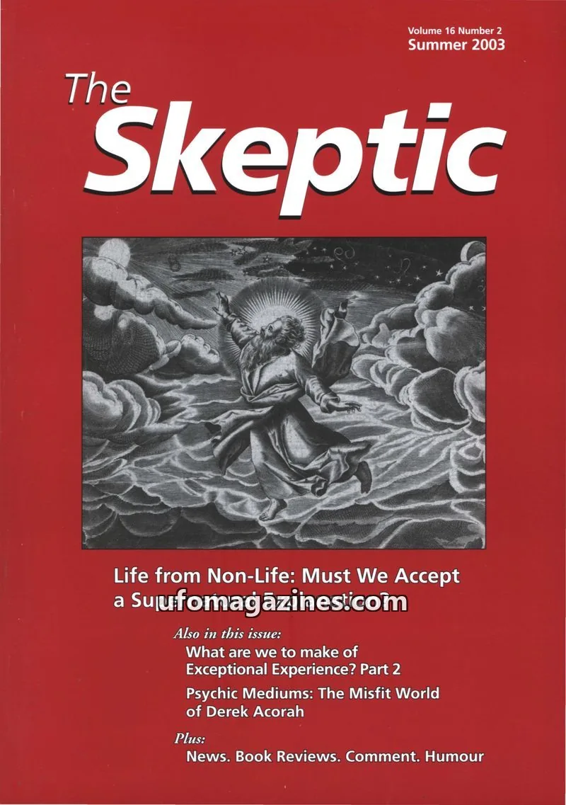 Cover of Skeptic issue 16.2: The Skeptic