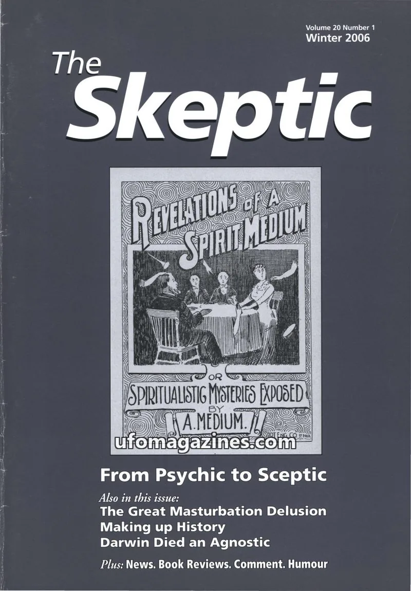 Cover of Skeptic issue Volume 20 Number 1: The Skeptic