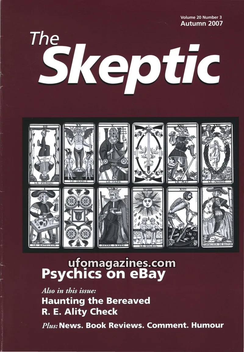 Cover of Skeptic issue Volume 20 Number 3: The Skeptic
