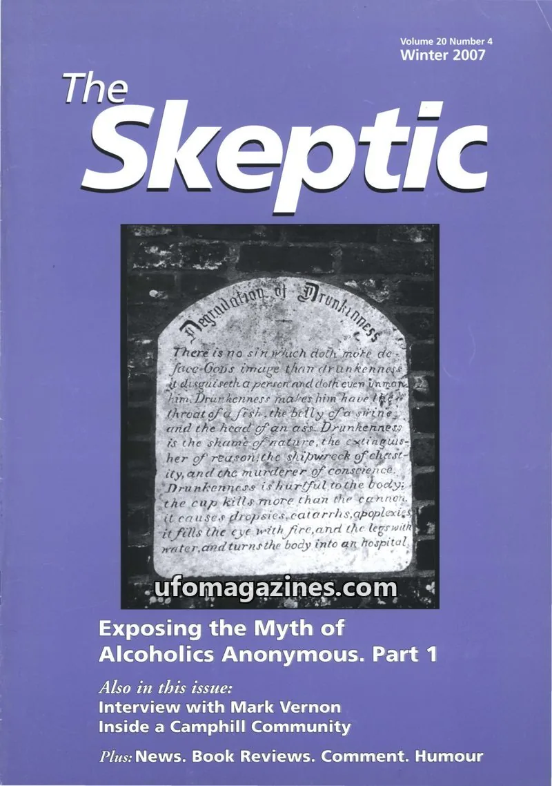 Cover of Skeptic issue Volume 20 Number 4: The Skeptic