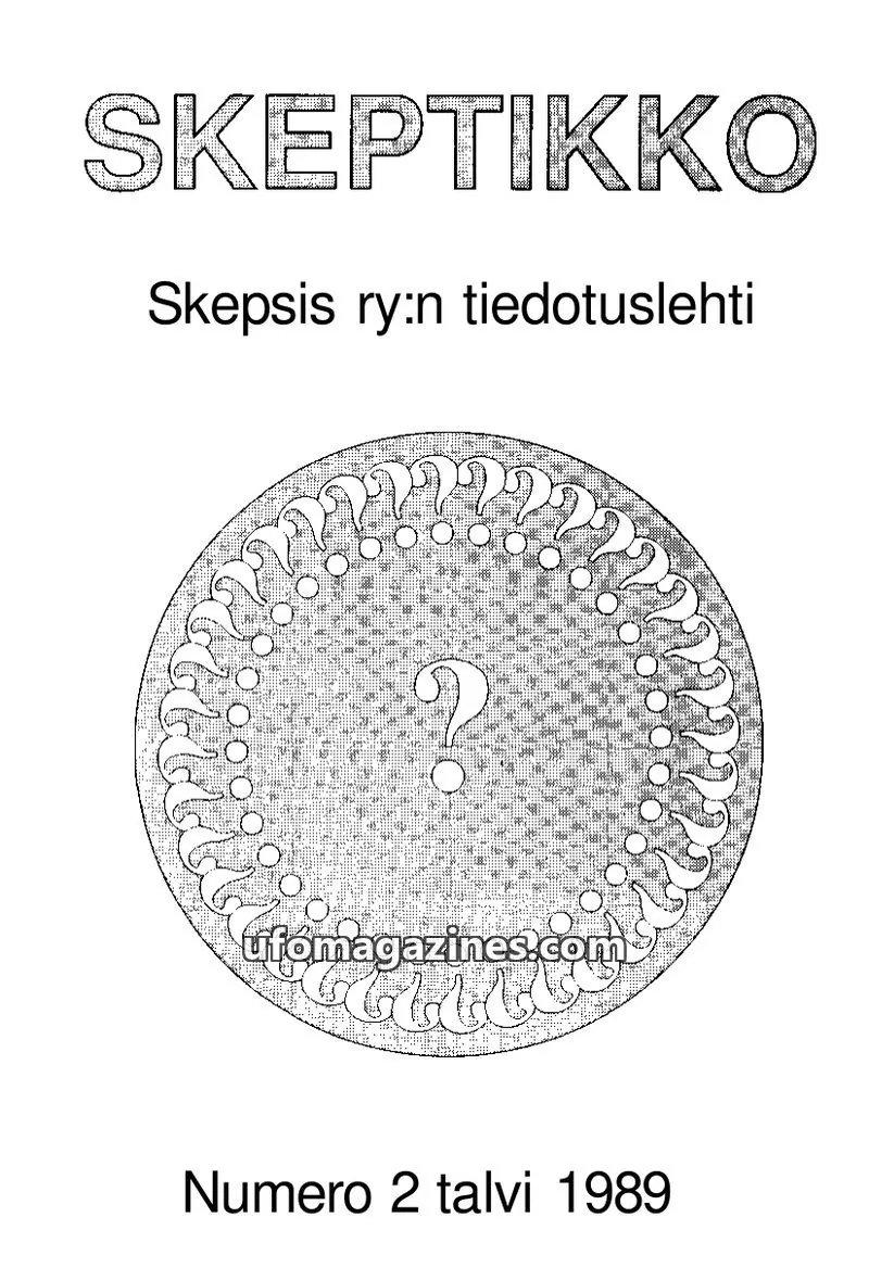 Cover of Skeptikko issue 2: SKEPTIKKO