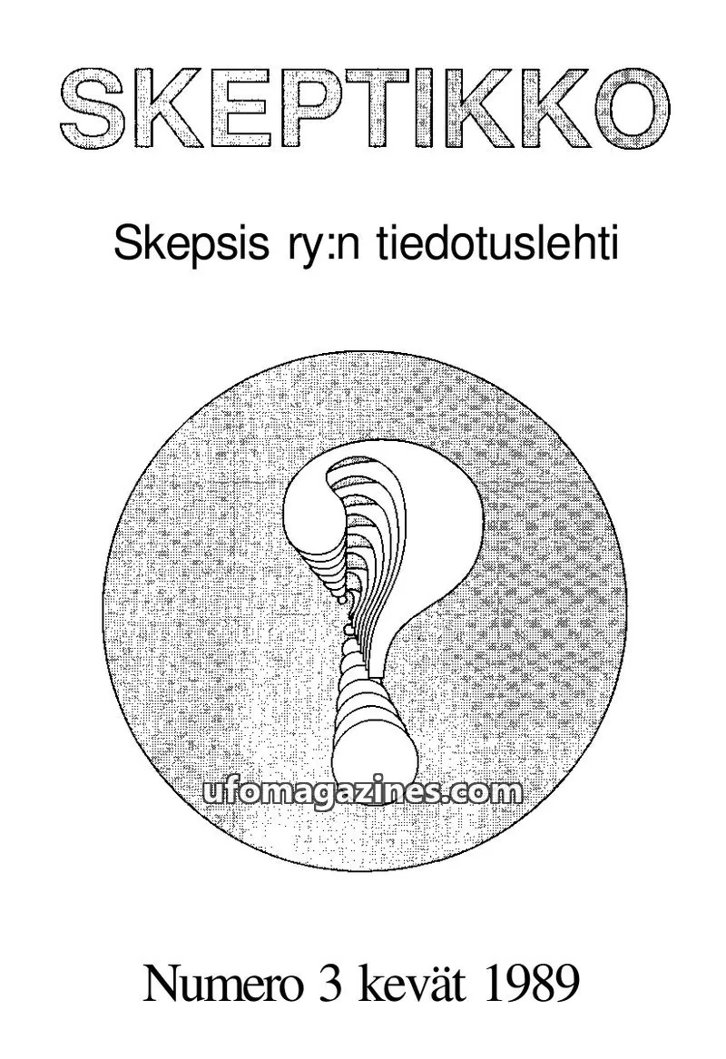 Cover of Skeptikko issue 3: SKEPTIKKO