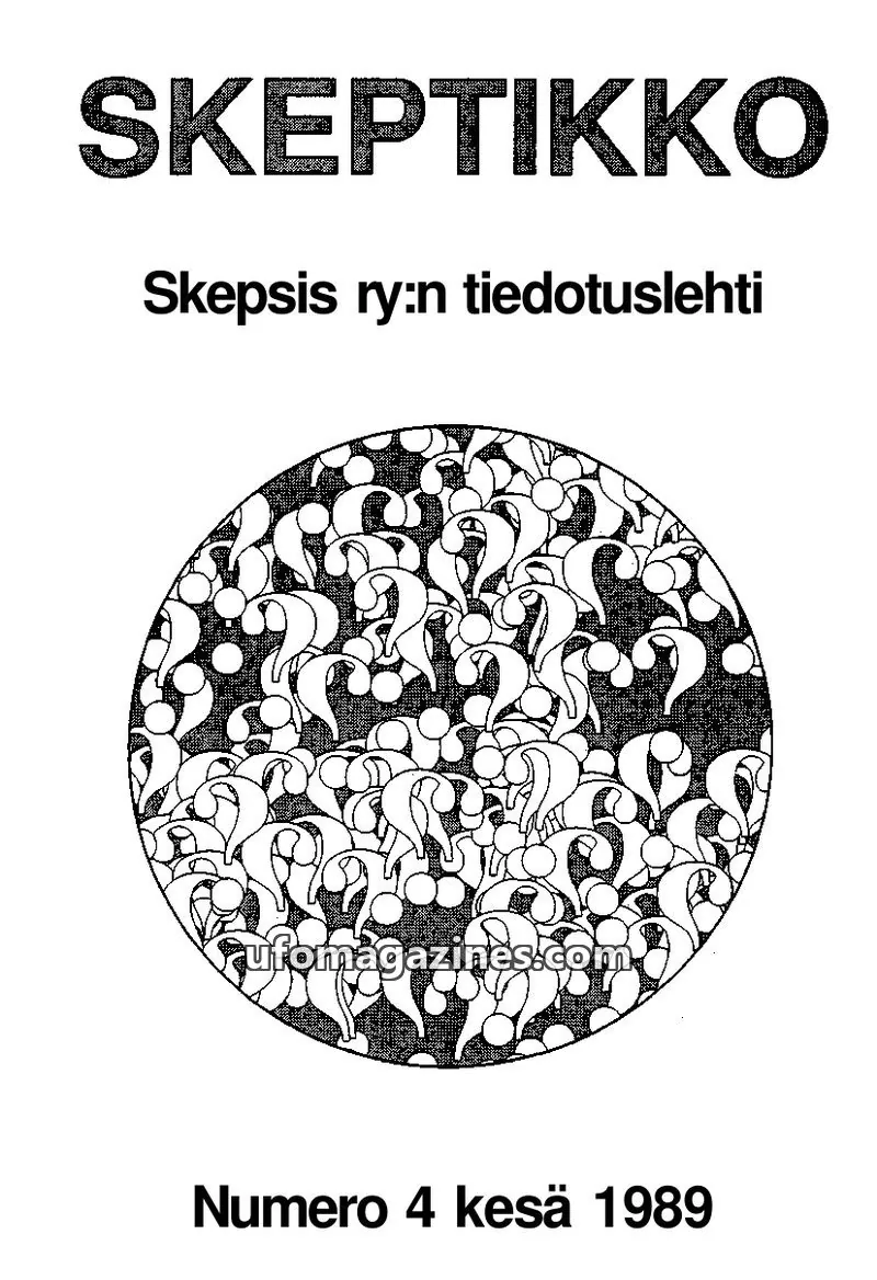 Cover of Skeptikko issue 4: SKEPTIKKO
