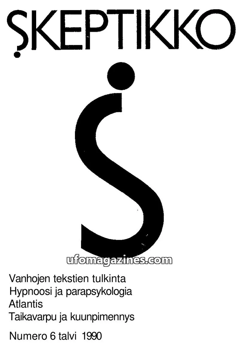 Cover of Skeptikko issue 6: SKEPTIKKO