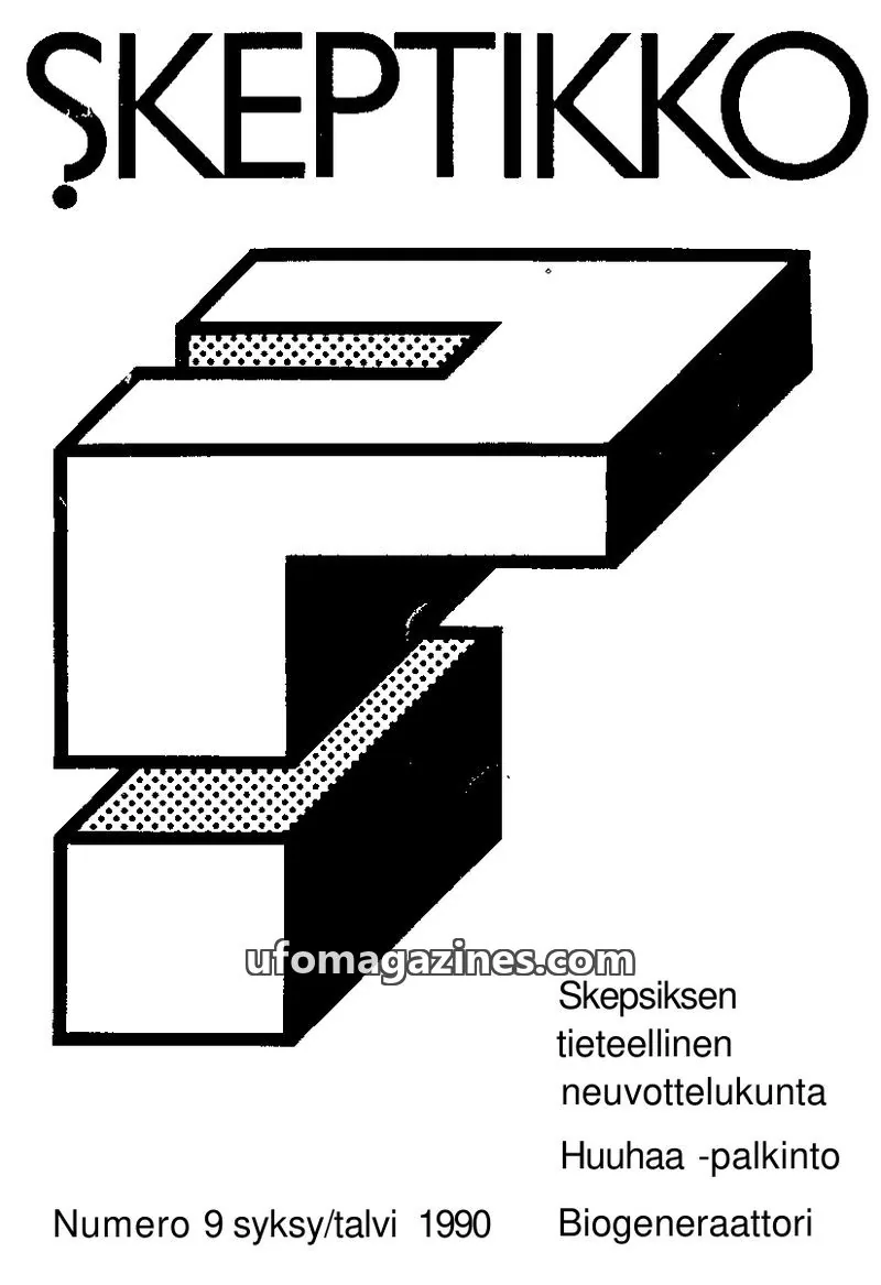 Cover of Skeptikko issue 9: SKEPTIKKO