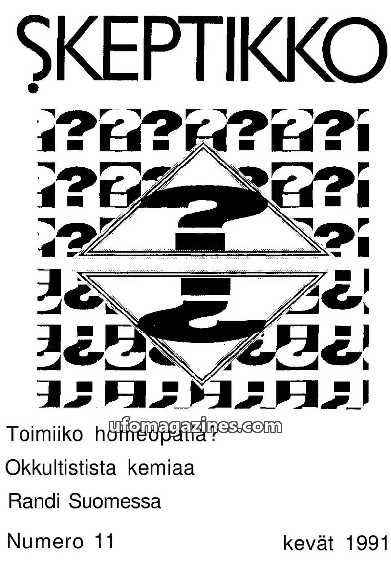 Cover of Skeptikko issue 11: SKEPTIKKO