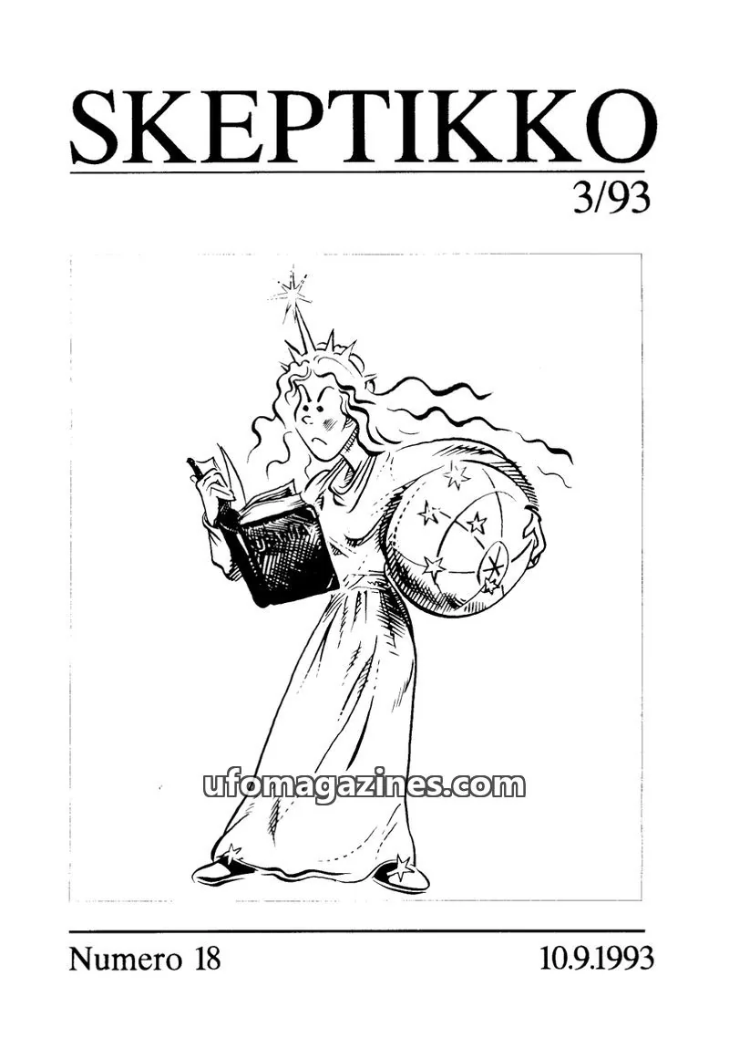 Cover of Skeptikko issue 3/93: SKEPTIKKO