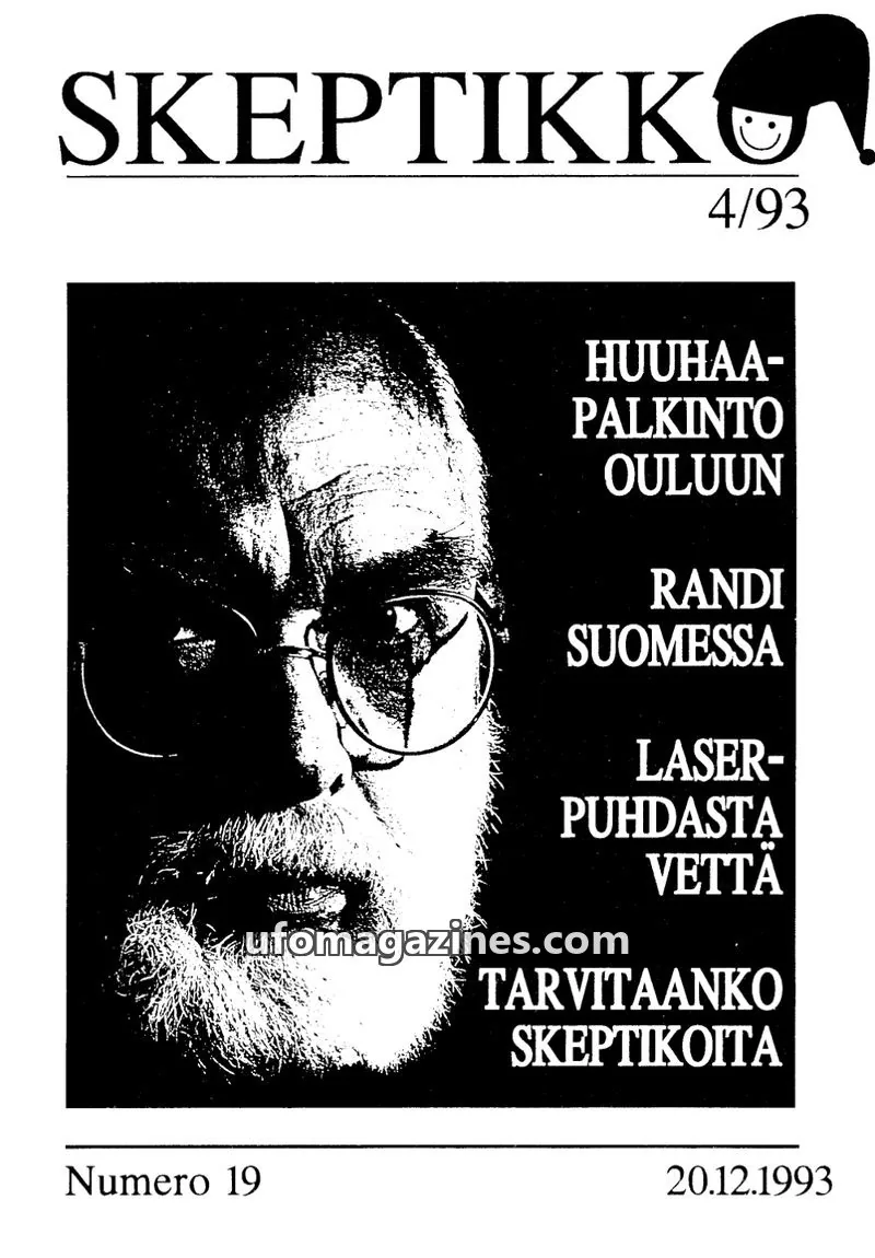 Cover of Skeptikko issue 19: SKEPTIKKO
