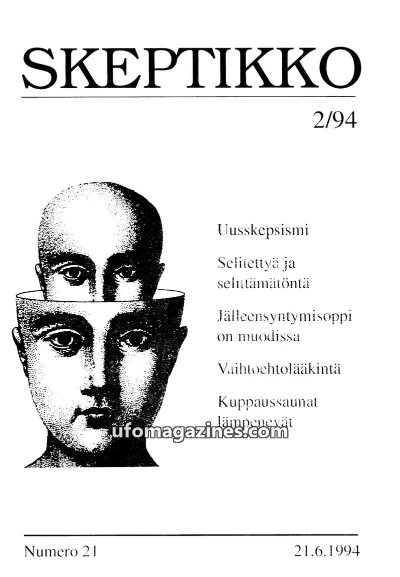 Cover of Skeptikko issue 2/94: SKEPTIKKO