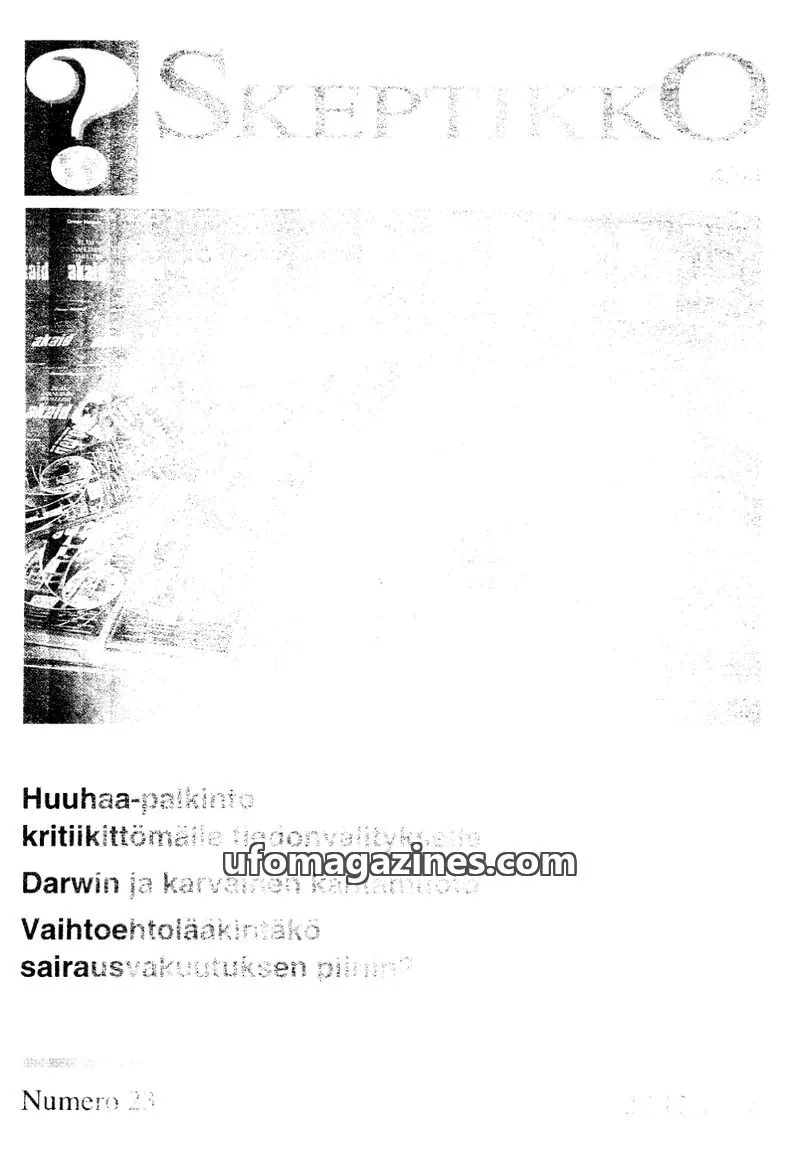 Cover of Skeptikko issue 23: SKEPTIKKO
