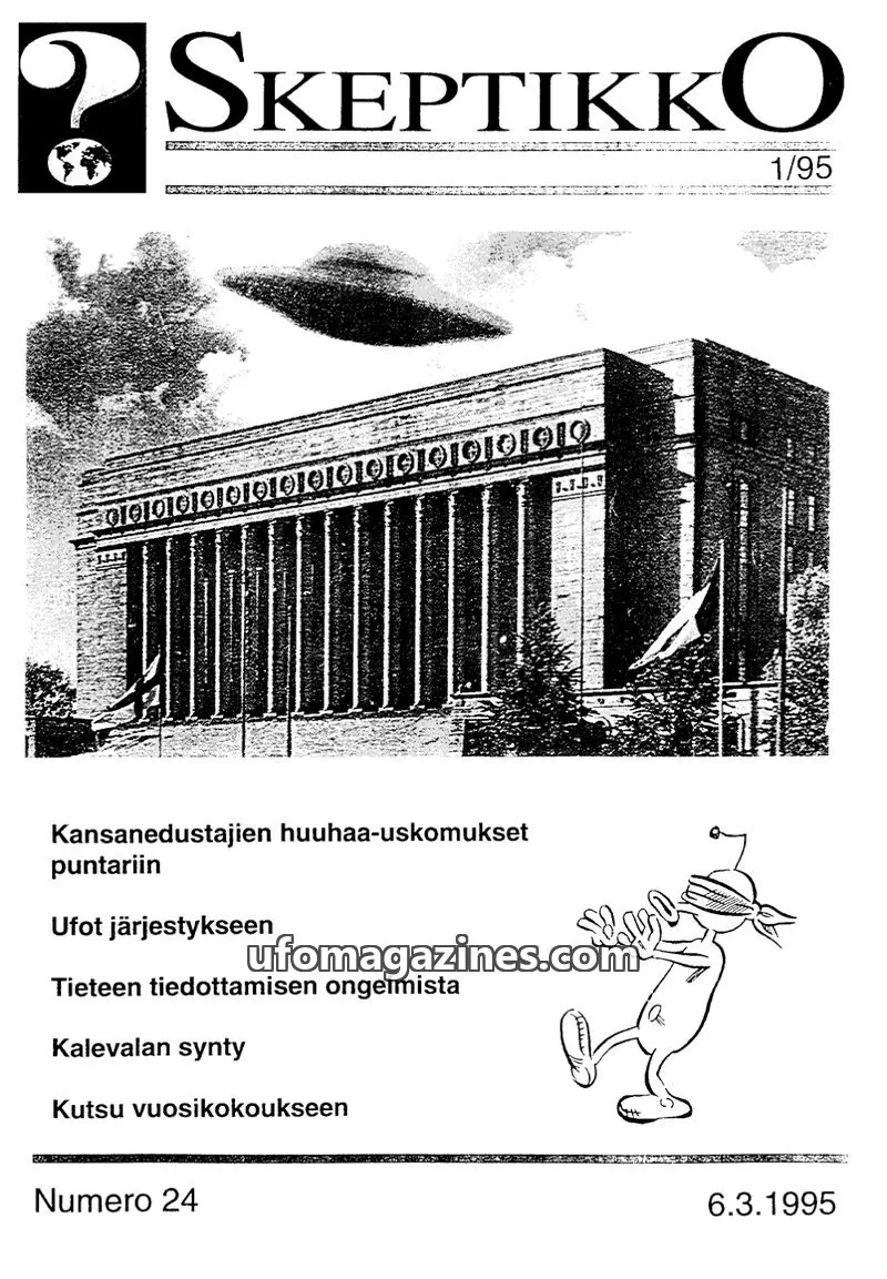 Cover of Skeptikko issue 1/95: SKEPTIKKO