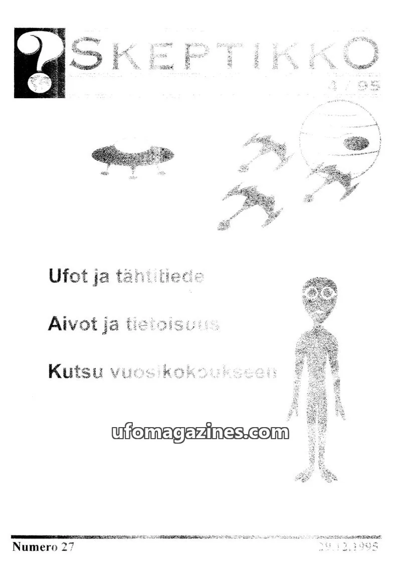 Cover of Skeptikko issue 27: SKEPTIKKO