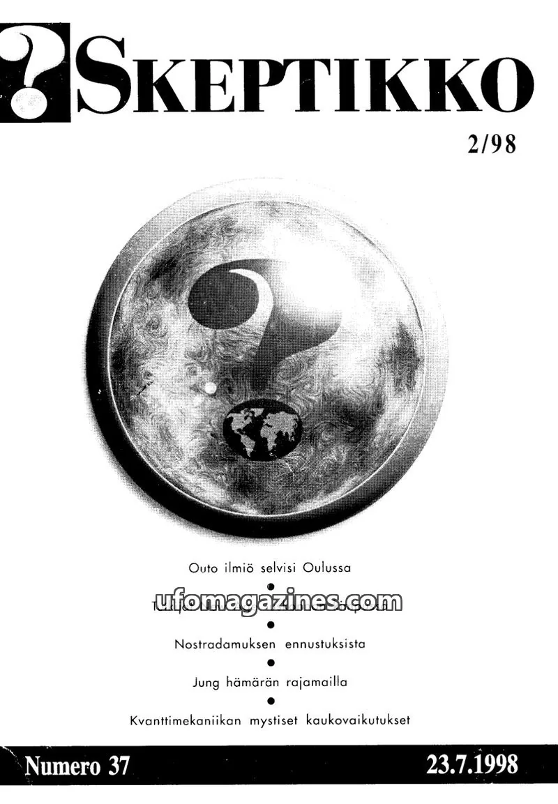 Cover of Skeptikko issue 37: SKEPTIKKO