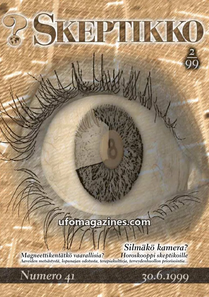 Cover of Skeptikko issue 2/99: SKEPTIKKO