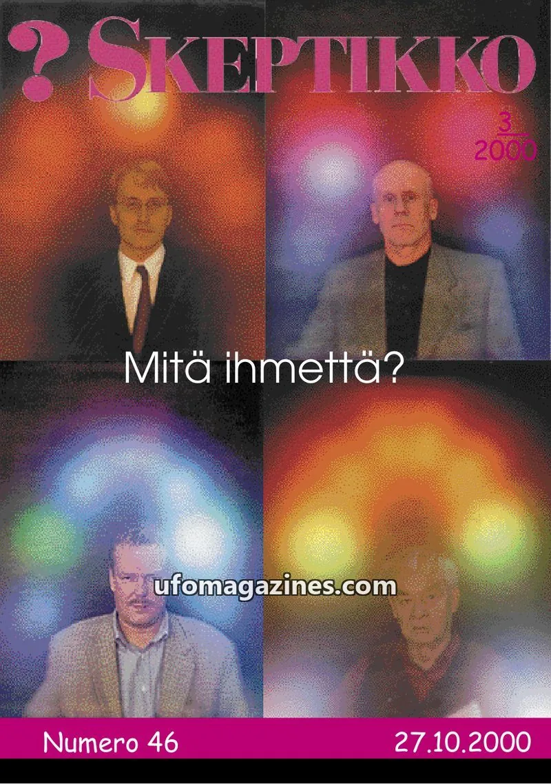 Cover of Skeptikko issue 46: ? SKEPTIKKO