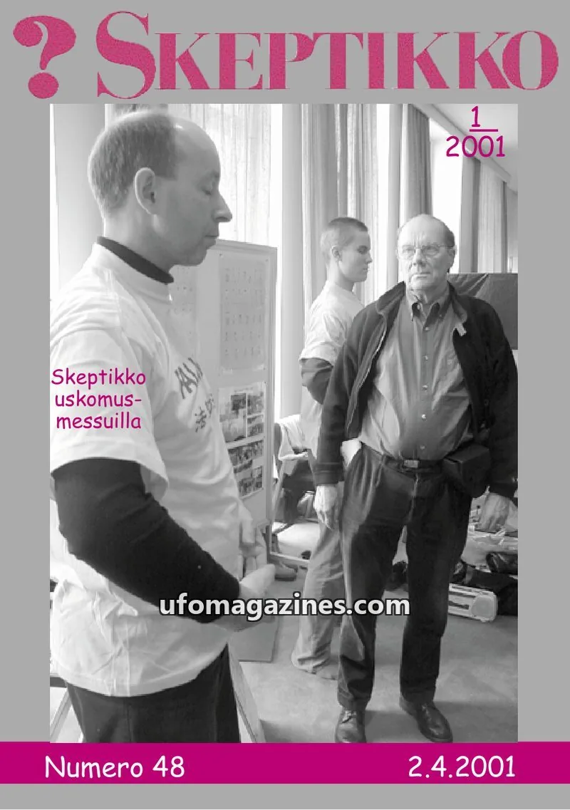 Cover of Skeptikko issue 1/2001: SKEPTIKKO