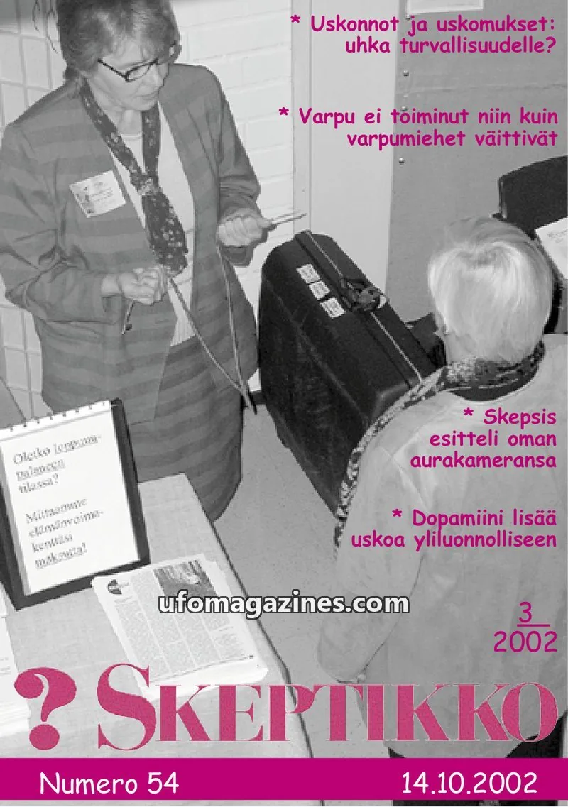 Cover of Skeptikko issue 54: Skeptikko