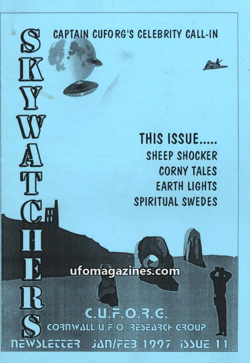 Cover of C.U.F.O.R.G. Cornwall U.F.O. Research Group issue 11: Skywatchers