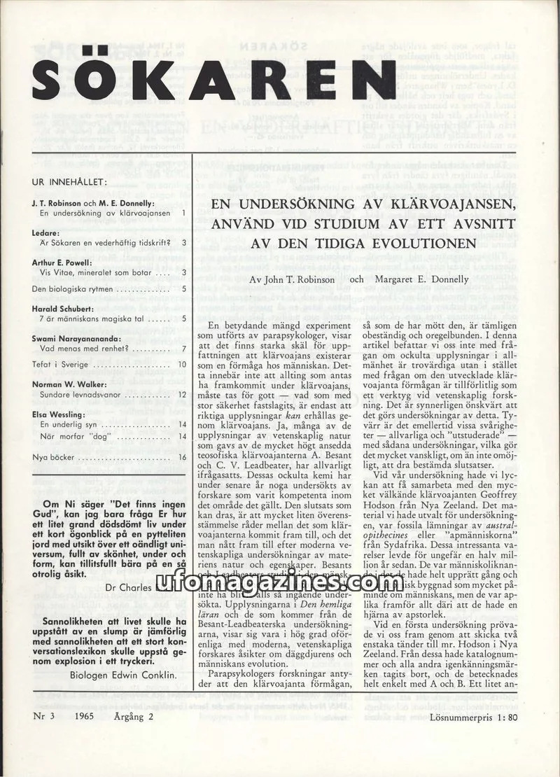 Cover of Sokaren issue 3: SÖKAREN