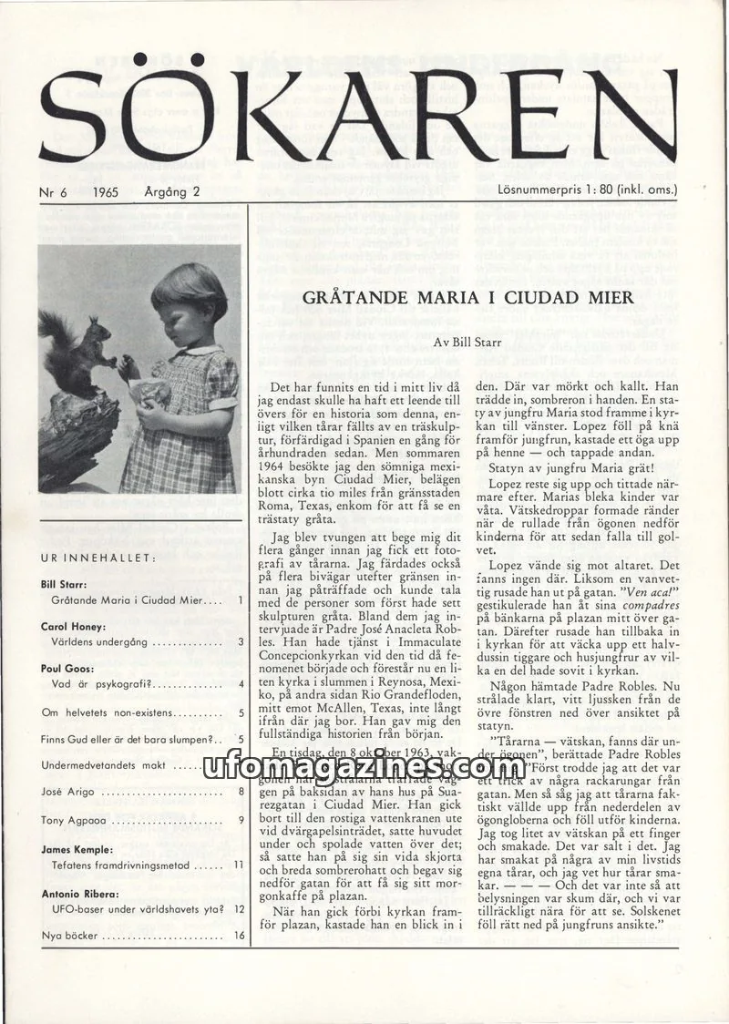 Cover of Sokaren issue 6: SÖKAREN