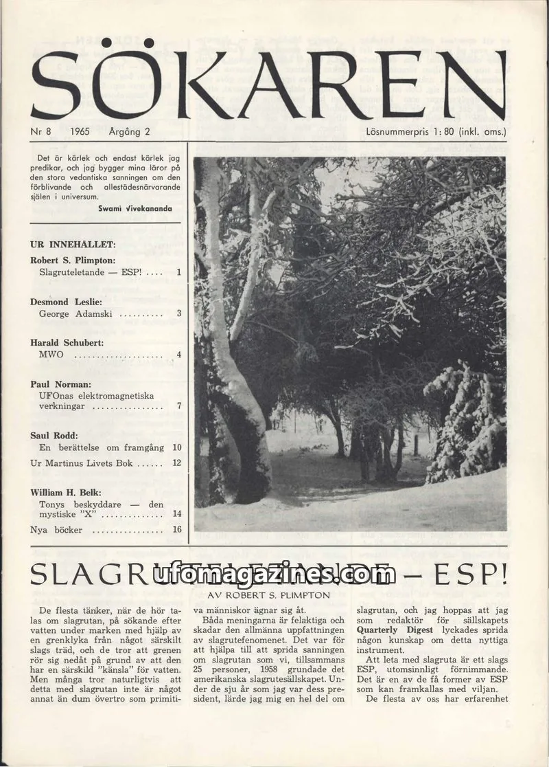 Cover of Sokaren issue 8: SÖKAREN