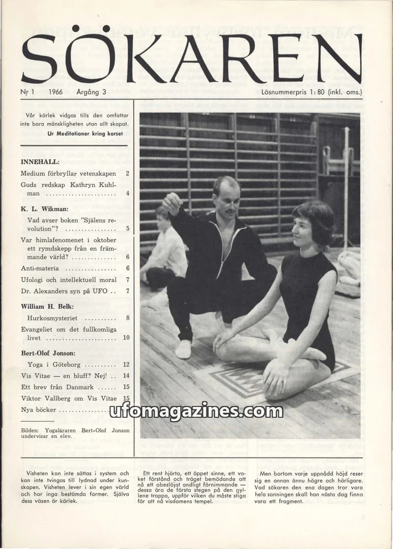 Cover of Sokaren issue 1: SÖKAREN