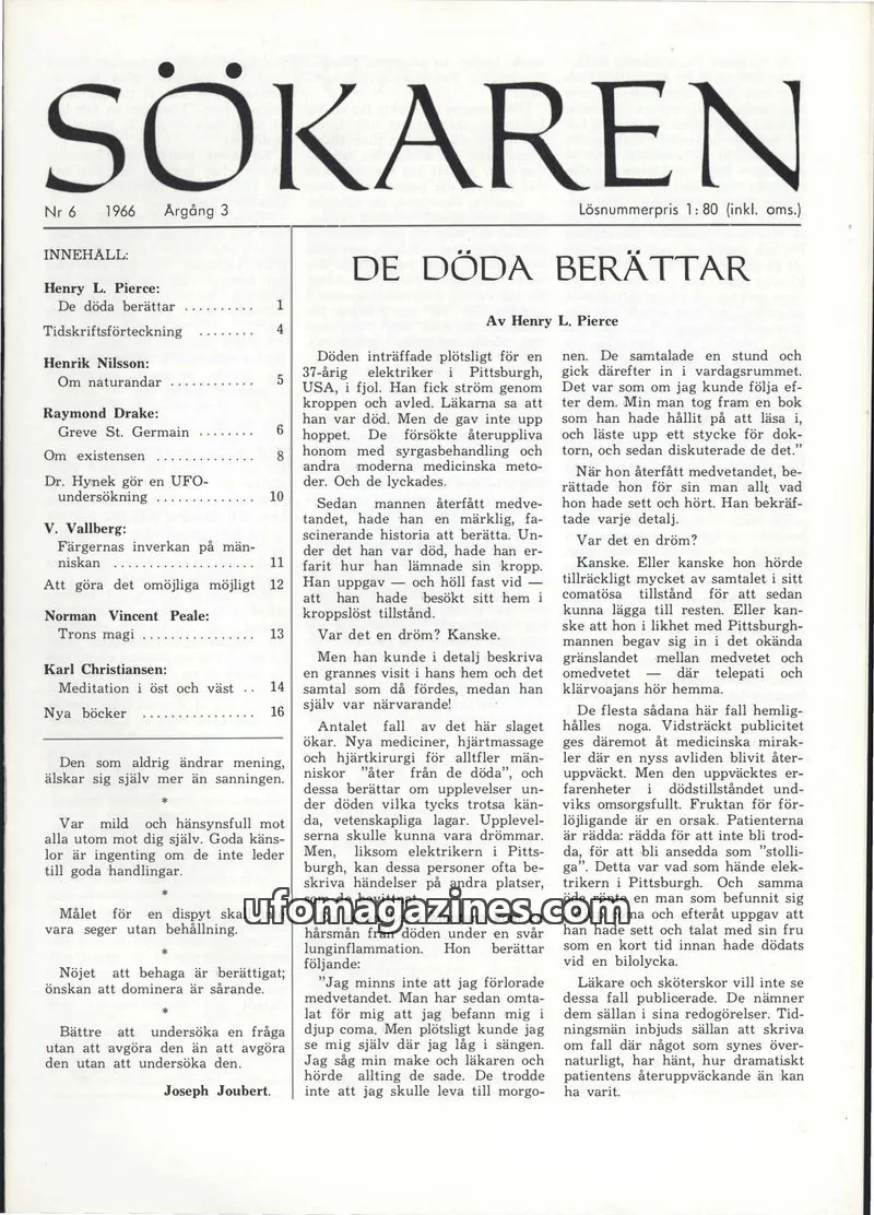 Cover of Sokaren issue 6: SÖKAREN