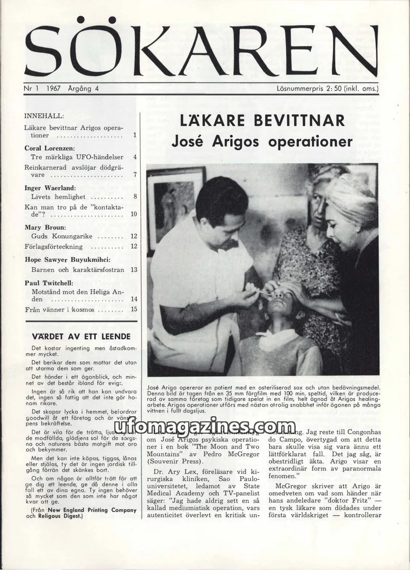 Cover of Sokaren issue 1: SÖKAREN
