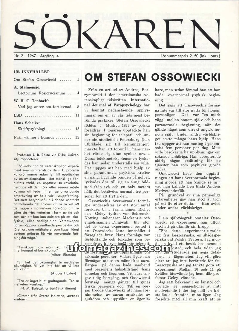 Cover of Sokaren issue 3: SÖKAREN