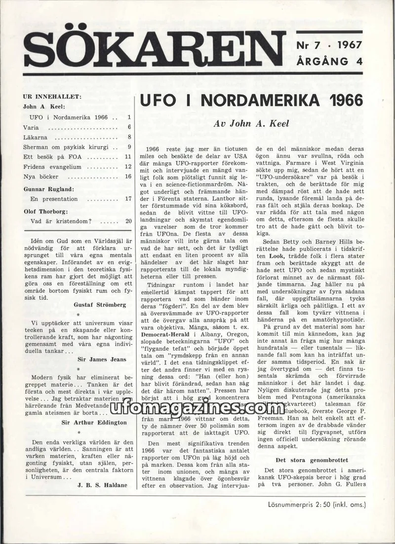 Cover of Sokaren issue 7: SÖKAREN