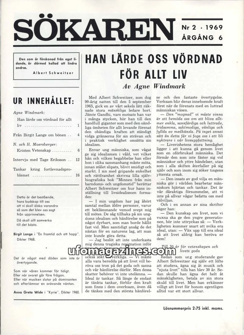 Cover of Sokaren issue 2: SÖKAREN