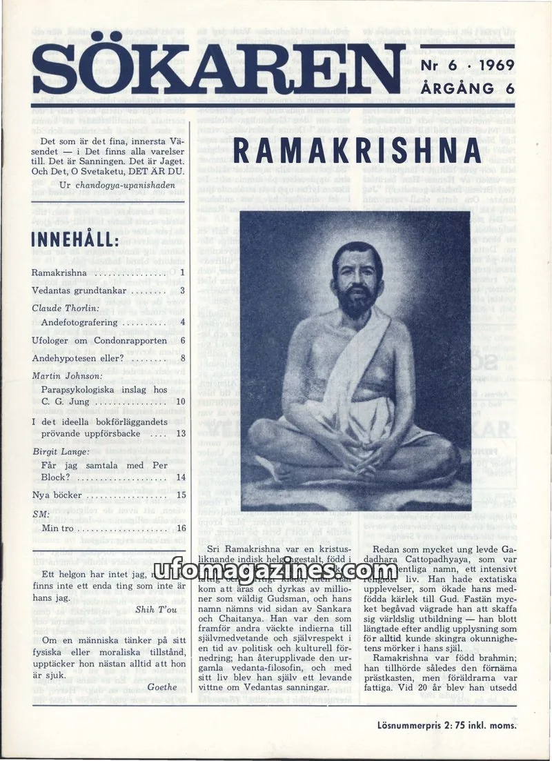 Cover of Sokaren issue 6: SÖKAREN