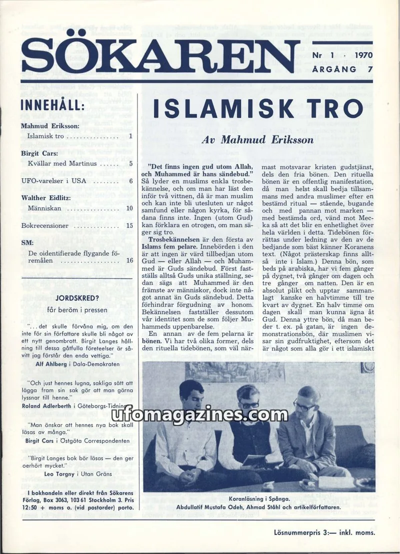 Cover of Sokaren issue 1: SÖKAREN