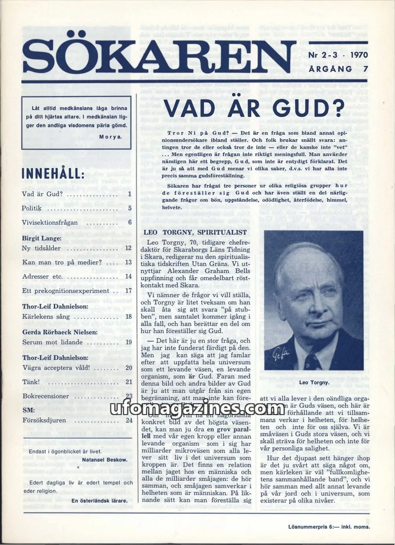 Cover of Sokaren issue 2-3: SÖKAREN