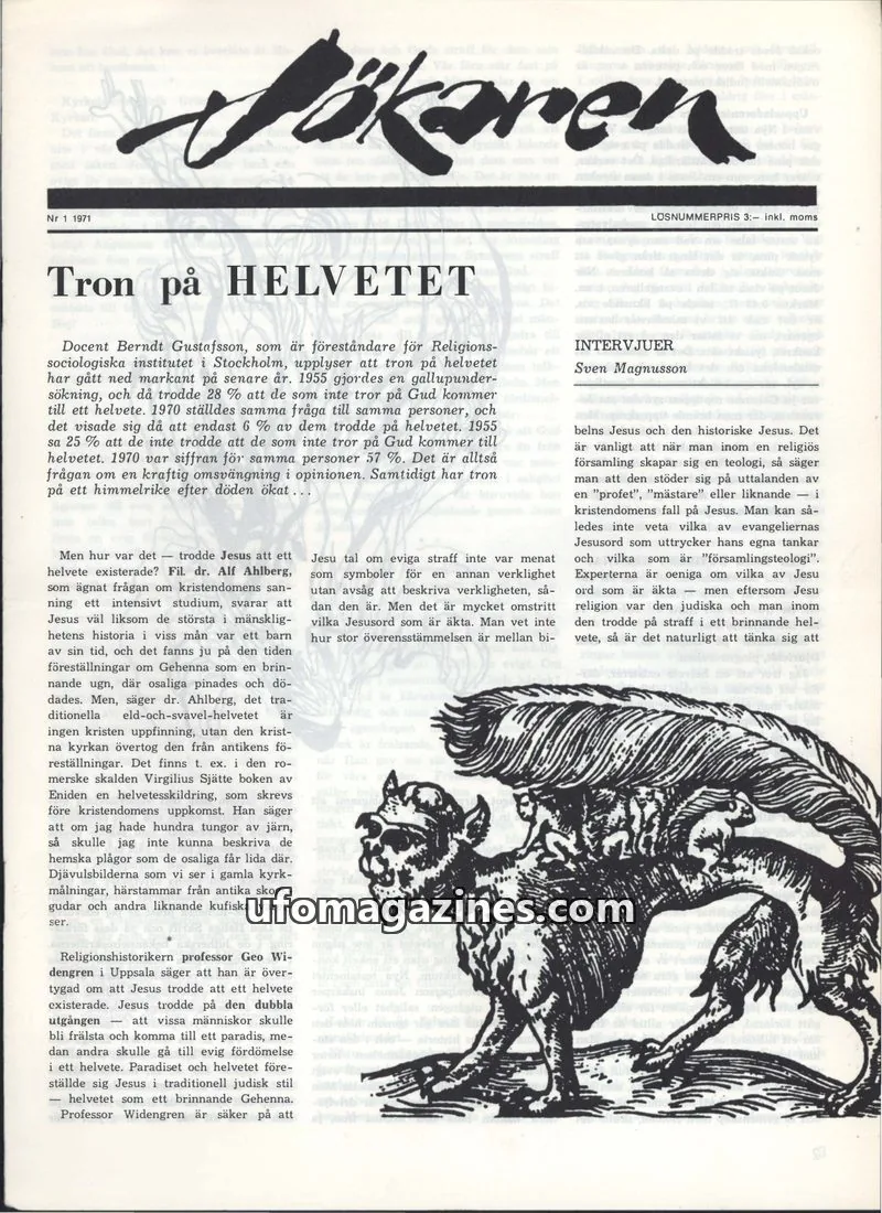 Cover of Sokaren issue 1: Sökaren