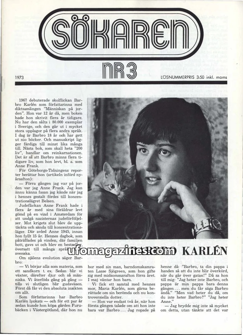 Cover of Sokaren issue NR3: SÖKAREN