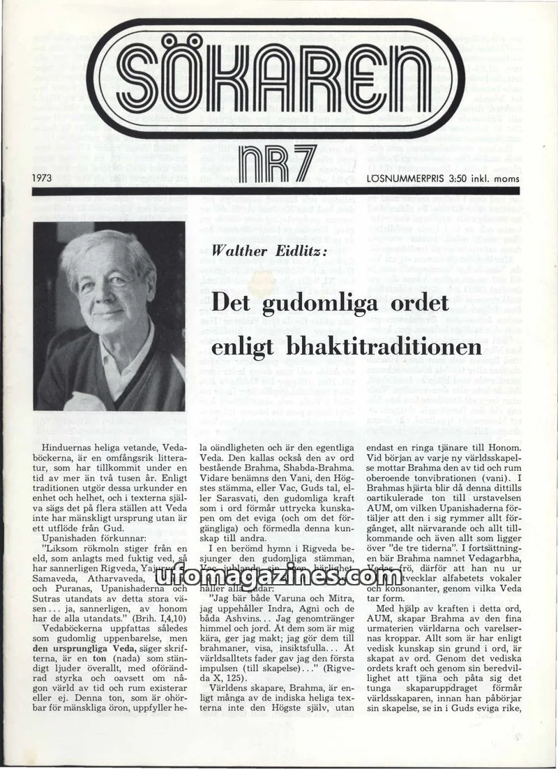 Cover of Sokaren issue NR 7: SÖKAREN