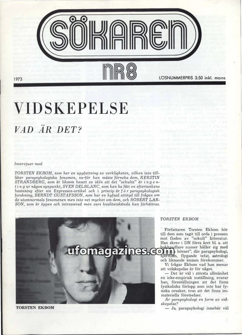 Cover of Sokaren issue NR8: SÖKAREN