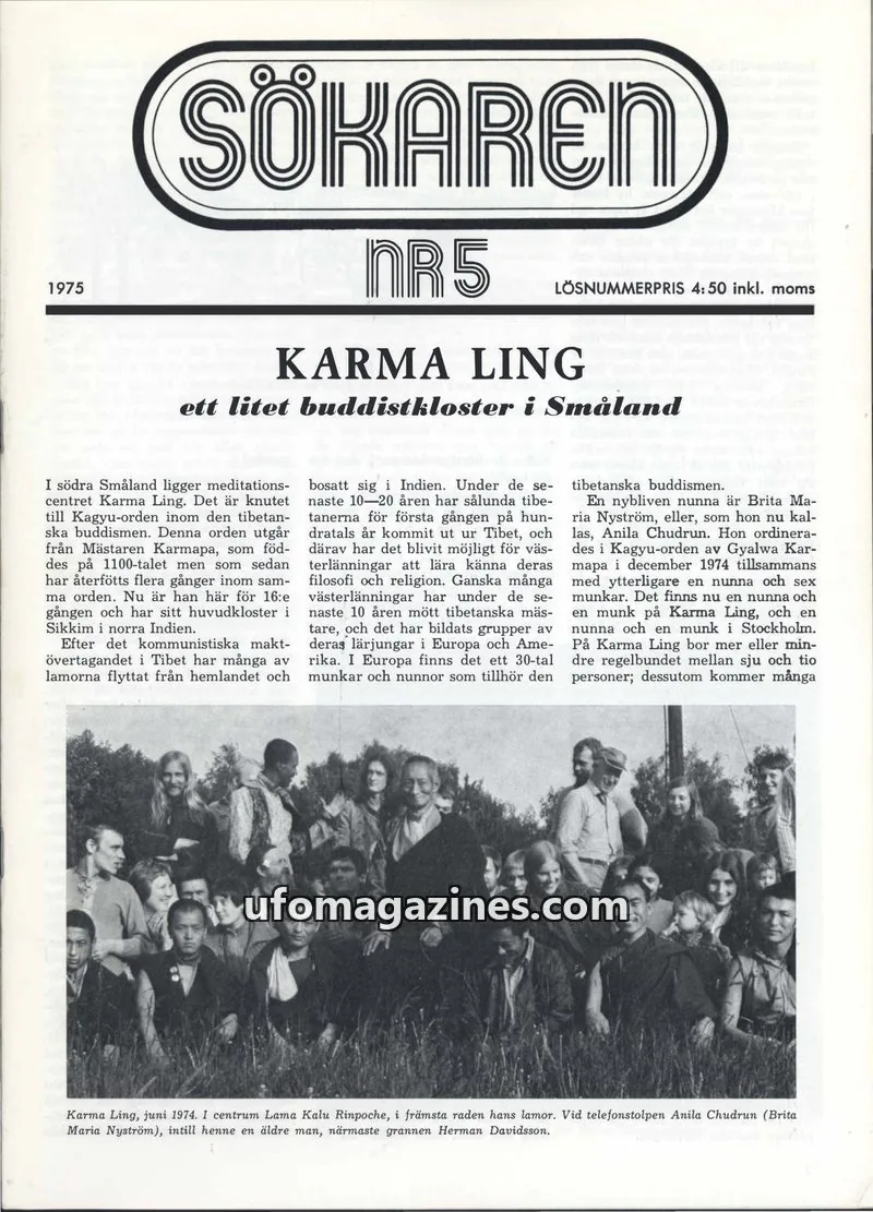 Cover of Sokaren issue NR5: SÖKAREN